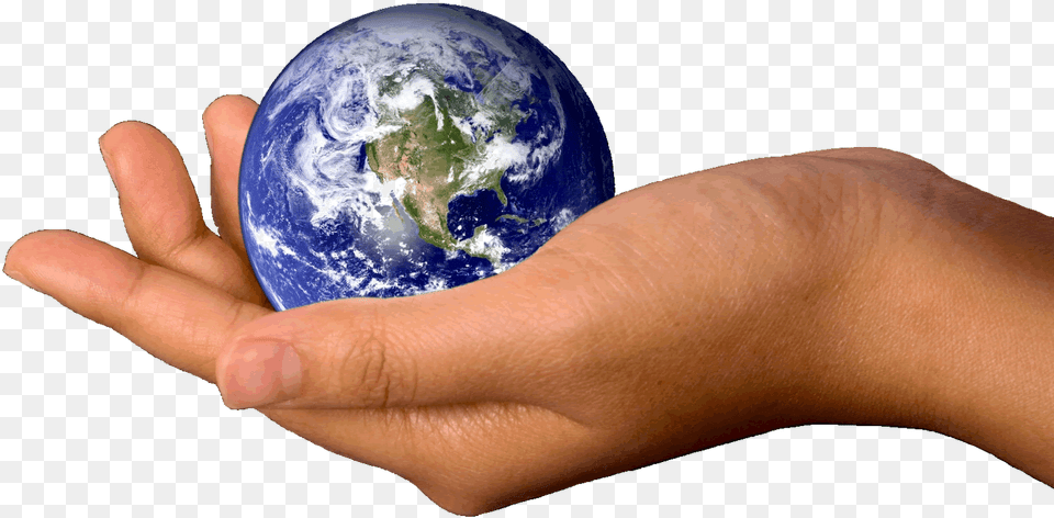 Earth In Hand, Person, Body Part, Finger, Astronomy Png