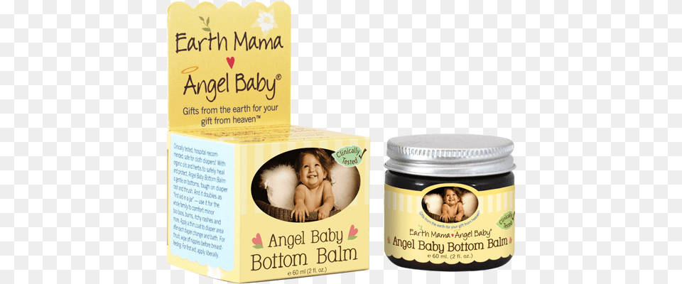 Earth Mama Angel Baby Angel Baby Bottom Balm 2 Floz, Herbs, Plant, Herbal, Person Free Png Download