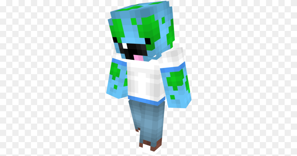Earth Minecraft Skin, Plastic Png
