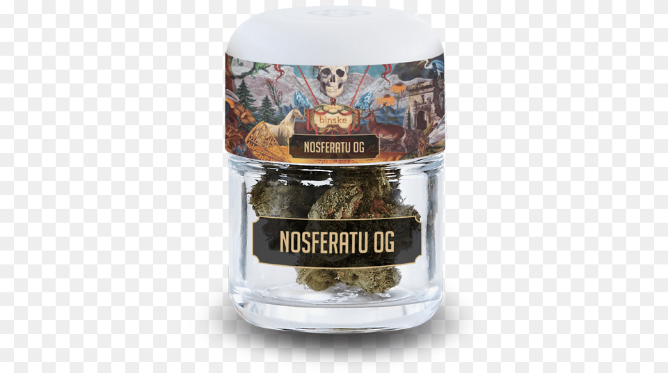 Earth Nosferatu Og Flower 1a Yellowstone Large Wind Block Green, Jar, Herbal, Herbs, Plant Free Png