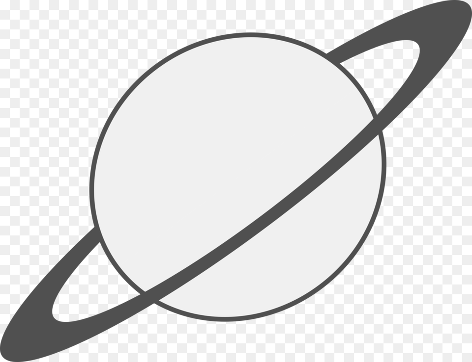 Earth Planet Ring System Saturn Black And White, Astronomy, Outer Space, Animal, Fish Free Png