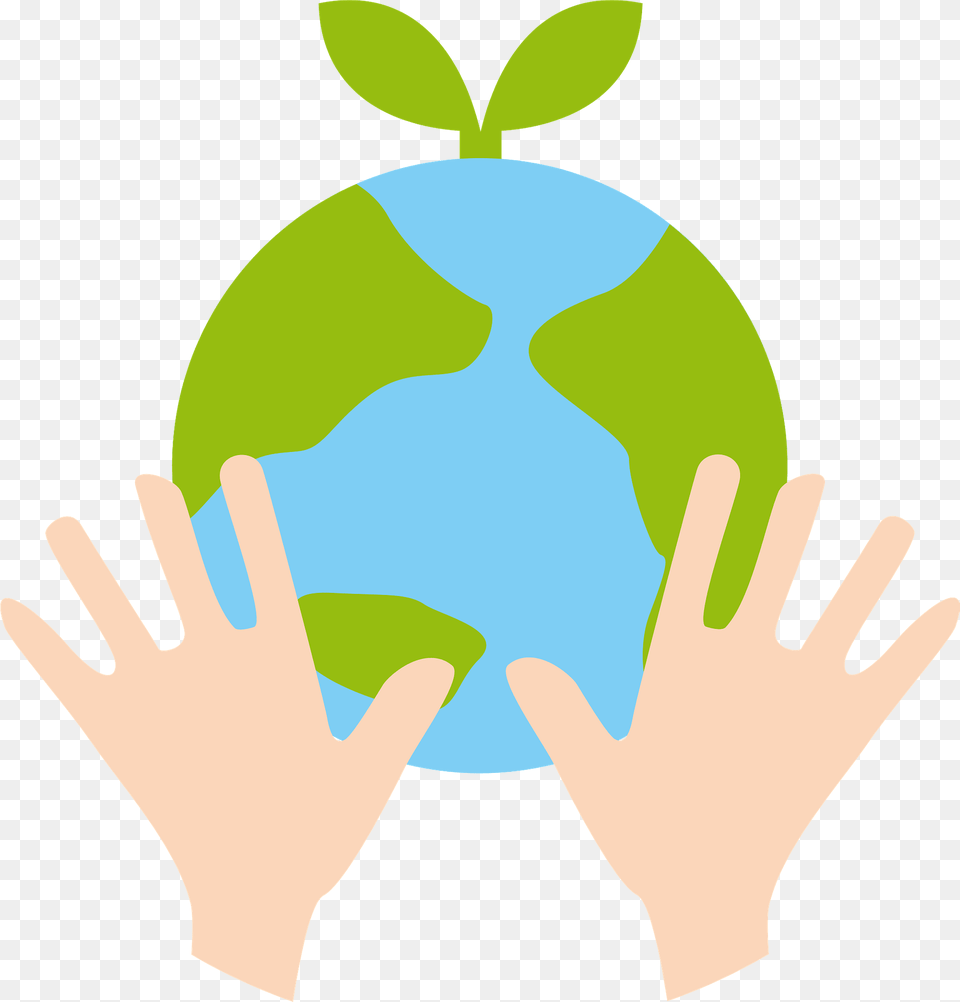 Earth Plant Sprout And Hands Clipart, Baby, Person, Astronomy, Globe Png