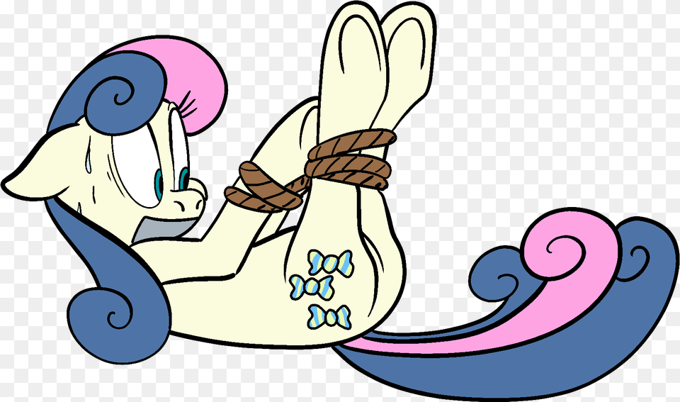 Earth Pony Female Floppy Ears Gag Hogtied Hooves, Cartoon, Baby, Person Free Png Download