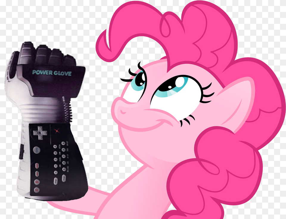 Earth Pony Look What Pinkie Found Meme Nintendo Pinkie Pie Memes, Clothing, Glove, Electronics, Adult Png Image