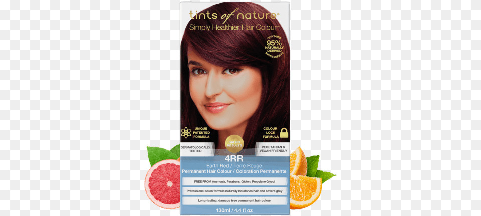 Earth Red Permanent Hair Dye Medium Brown Hair, Grapefruit, Advertisement, Citrus Fruit, Produce Free Transparent Png