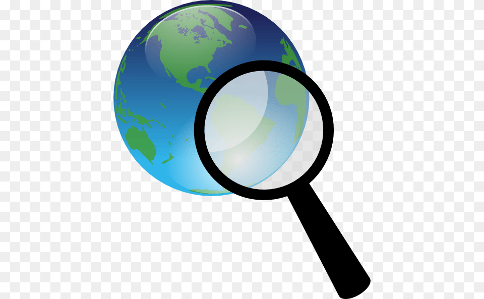 Earth Search Clip Art, Magnifying, Astronomy, Outer Space, Appliance Png