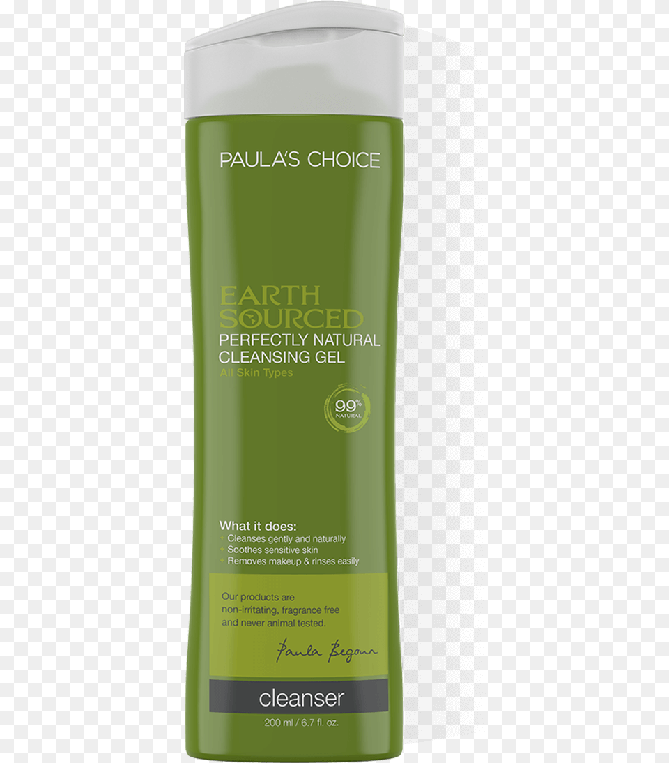 Earth Sourced Perfectly Natural Cleansing Gel Full Energy Drink, Bottle, Shampoo, Herbal, Herbs Free Png Download