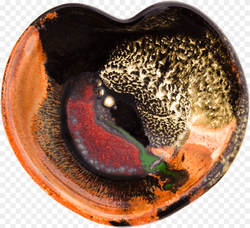 Earth Tones And Red Heart Bowl Macro Photography, Pottery, Meal, Food, Dish Png