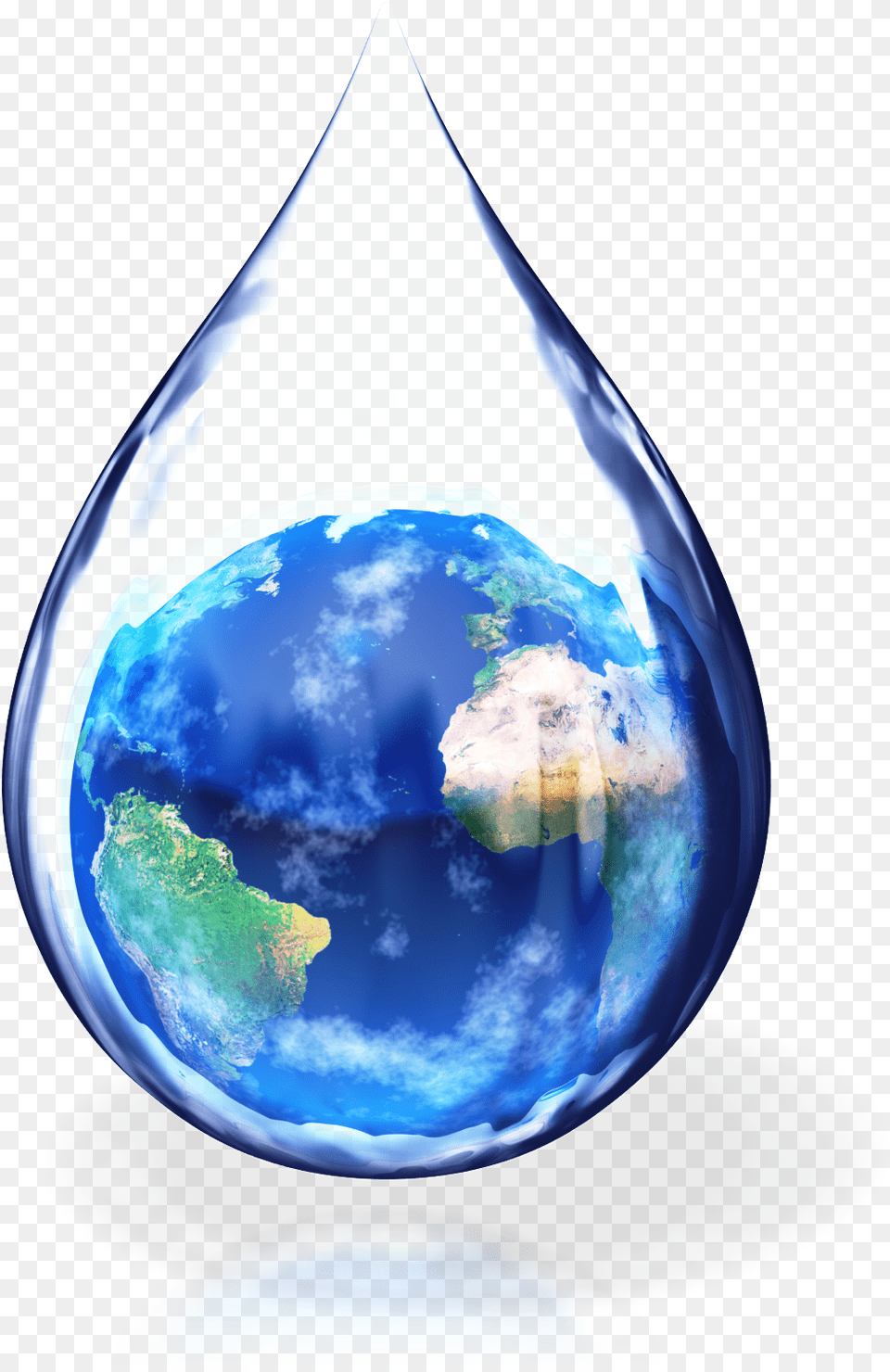 Earth Transparent Save Water Save The World, Droplet, Astronomy, Outer Space, Planet Free Png Download