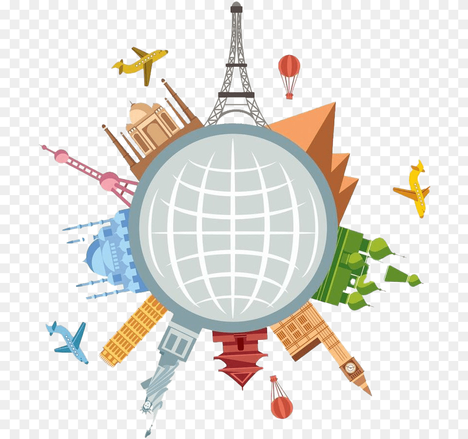 Earth Travel World Plan Around The World, Astronomy, Outer Space, Aircraft, Airplane Free Transparent Png