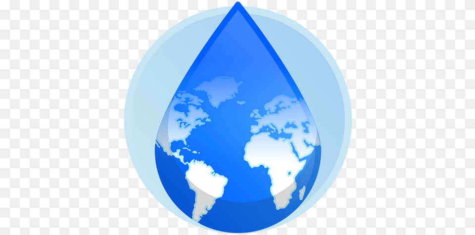 Earth Water Drop Icon Bermuda Triangle On A World Map, Sphere, Plate, Outdoors Free Png