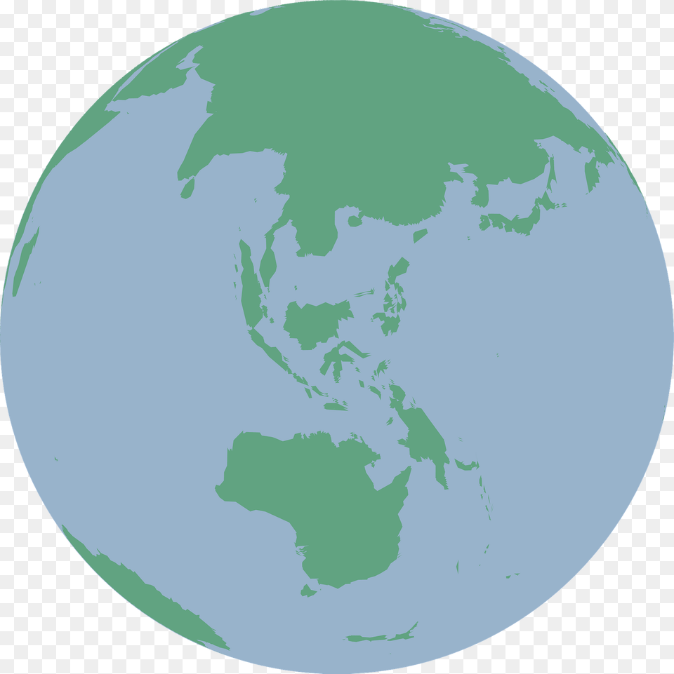 Earth With Asia And Australia Clipart, Astronomy, Outer Space, Planet, Globe Free Transparent Png