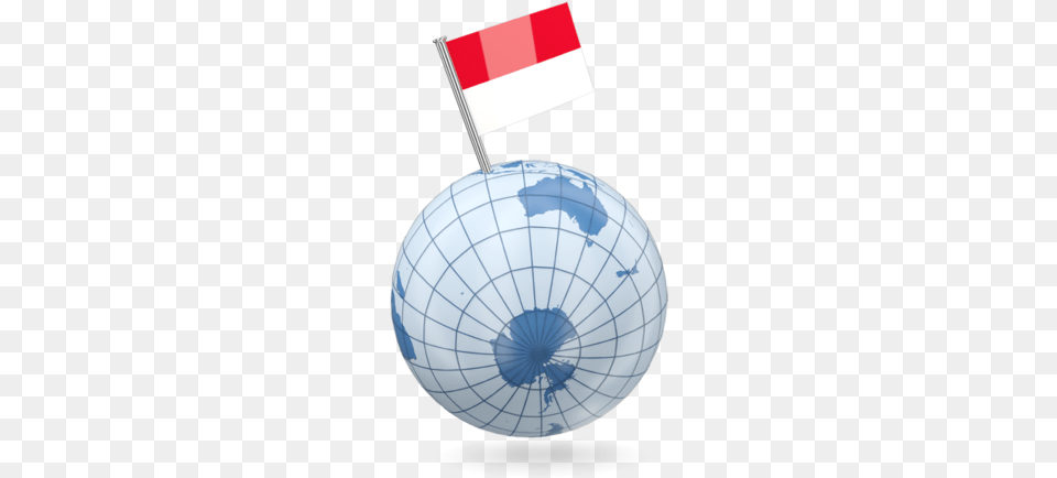 Earth With Flag Pin Earth With Canada Flag Free Png Download