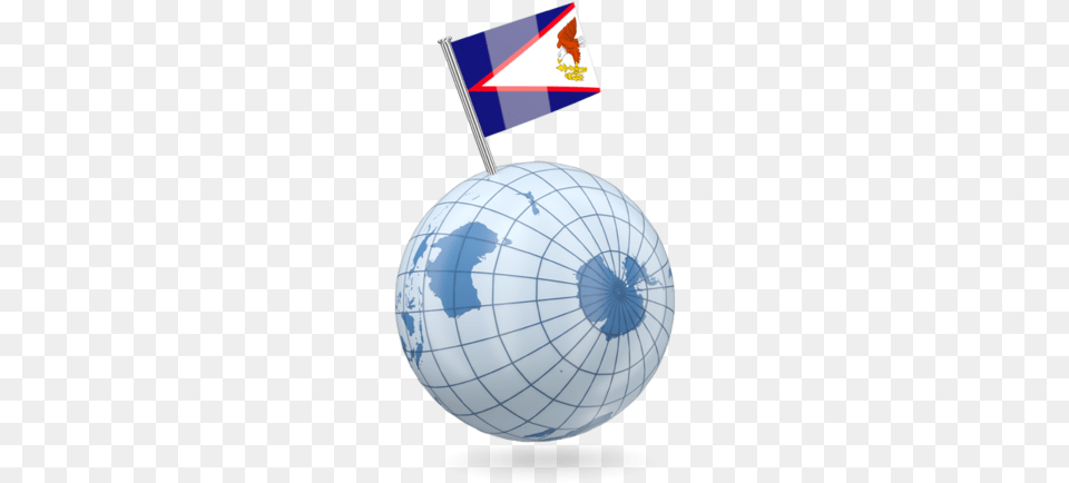 Earth With Flag Pin Sphere, Astronomy, Outer Space, Planet Free Png