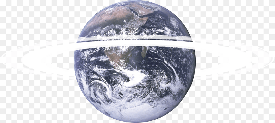 Earth With Rings, Astronomy, Outer Space, Planet, Globe Png Image