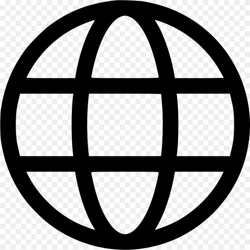 Earth World Wide Web Circle Connect Round Website Globe Icon Vector, Sphere, Cross, Symbol, Logo Free Transparent Png