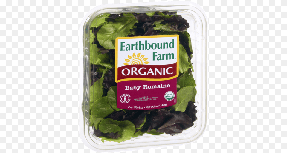 Earthbound Farm Organic Baby Spinach, Food, Produce, Leafy Green Vegetable, Plant Free Png