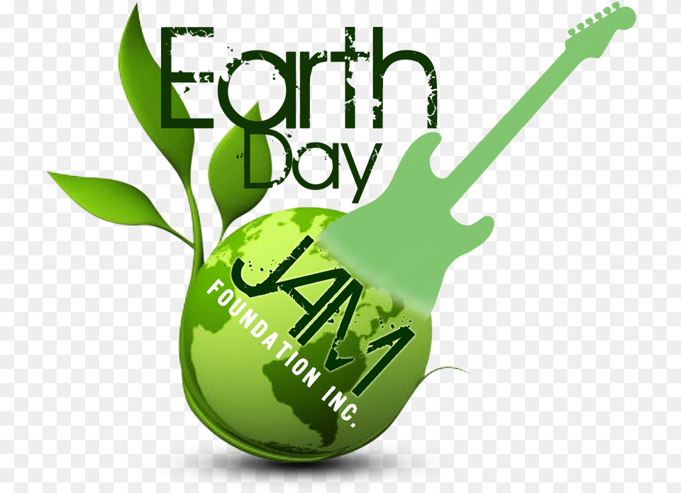 Earthday Jam Foundation Inc U2013 Advocacy Music Awareness Earth Day Jam Foundation, Green, Guitar, Musical Instrument, Person Png