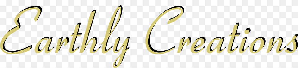 Earthly Creations Calligraphy, Text, Handwriting Png Image