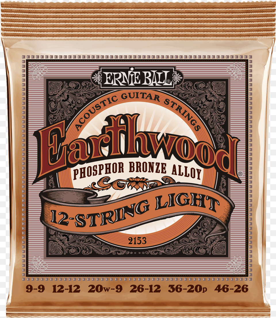 Earthwood 12 String Light Phosphor Bronze Acoustic Ernie Ball Acoustic, Food Free Png Download