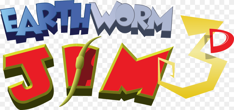 Earthworm Jim 3d Details Horizontal, Text Png