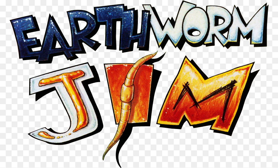 Earthworm Jim Logo By Ringostarr39 D8ybc6p Earthworm Jim Special Edition, Text Free Png