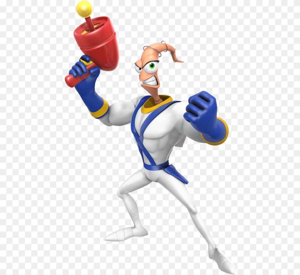 Earthworm Jim Render By Nibroc Rock Daci59o Earthworm Jim, Clothing, Glove, Adult, Female Png Image