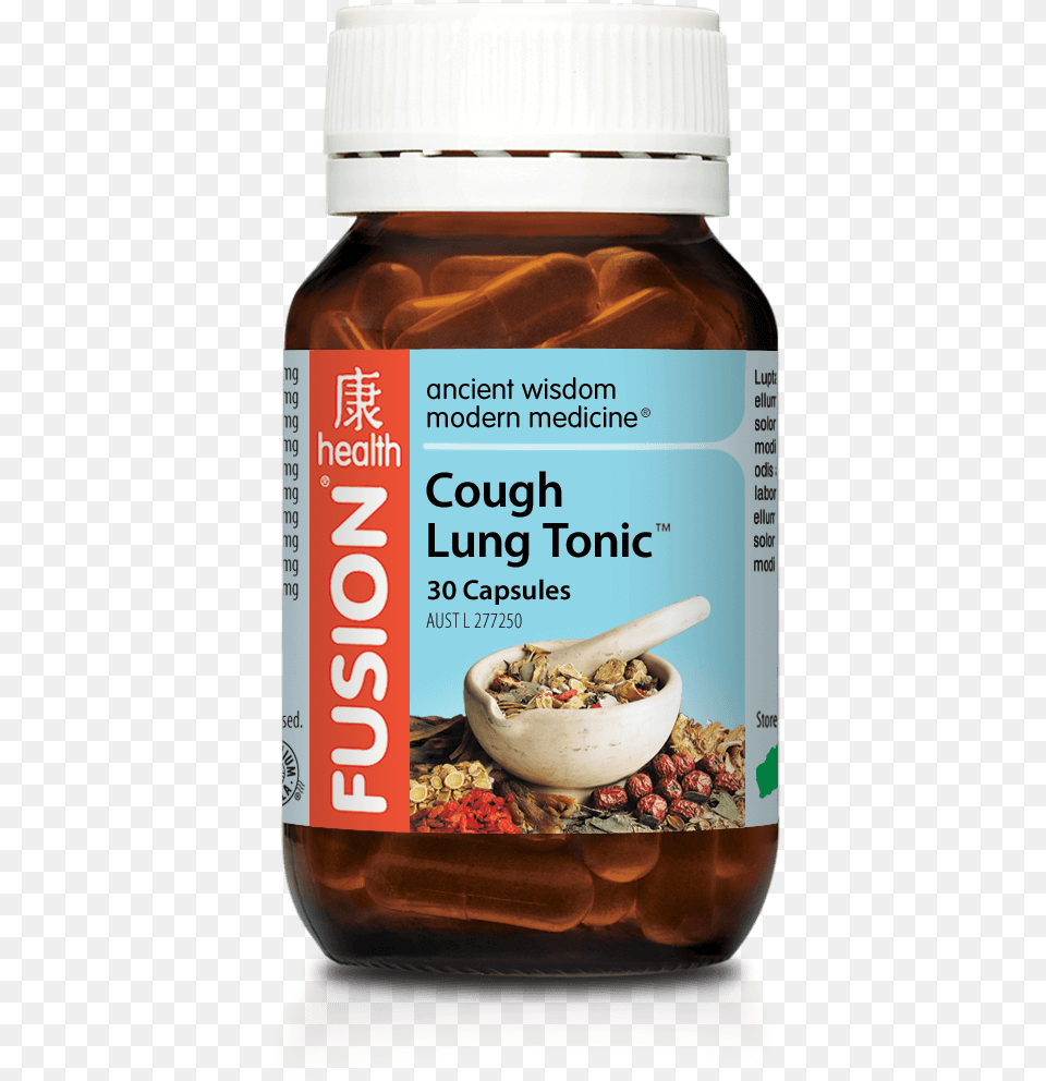 Ease Coughing With Cough Lung Tonic Fusion Health Glucosamine Advanced Repair, Herbal, Herbs, Plant, Food Free Png Download