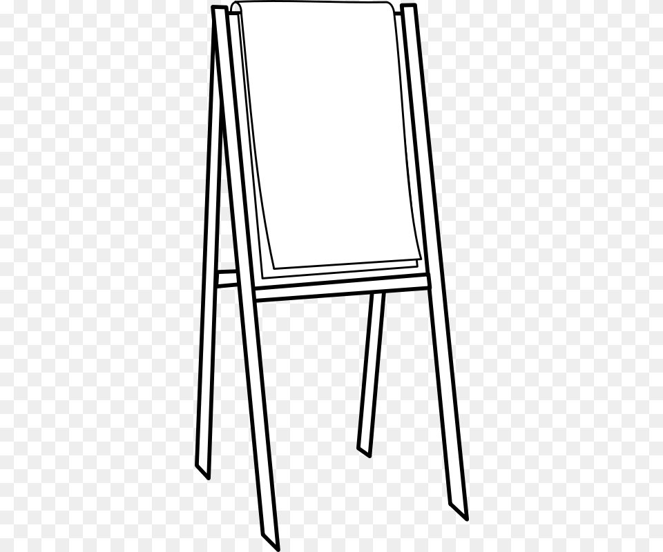 Easel Clipart Black And White, Canvas, White Board, Blackboard Png