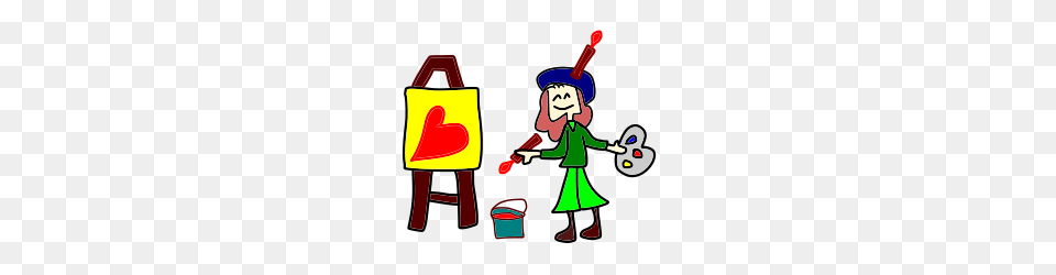 Easel Clipart Clipart, Person, Performer, Face, Head Png Image