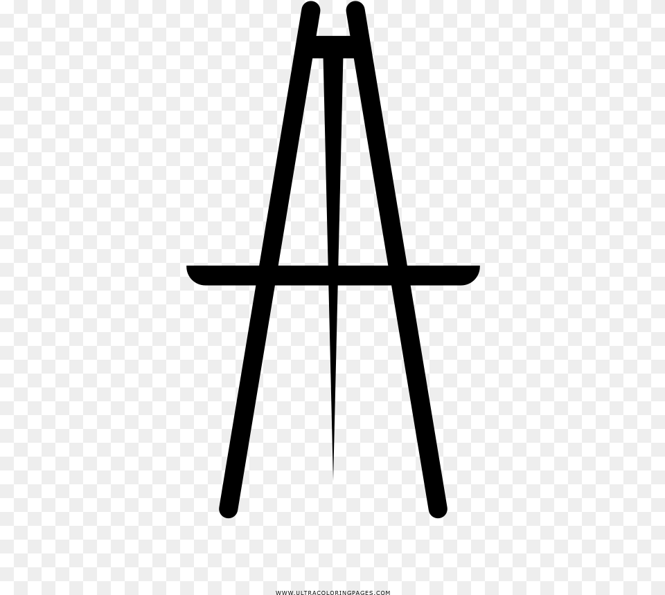 Easel Coloring, Gray Free Png