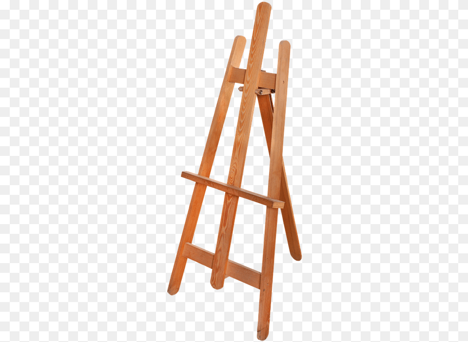 Easel Painter Painting Easel Tripod Canvas Caballete De Pintura, Furniture, Plywood, Wood, Stand Free Png