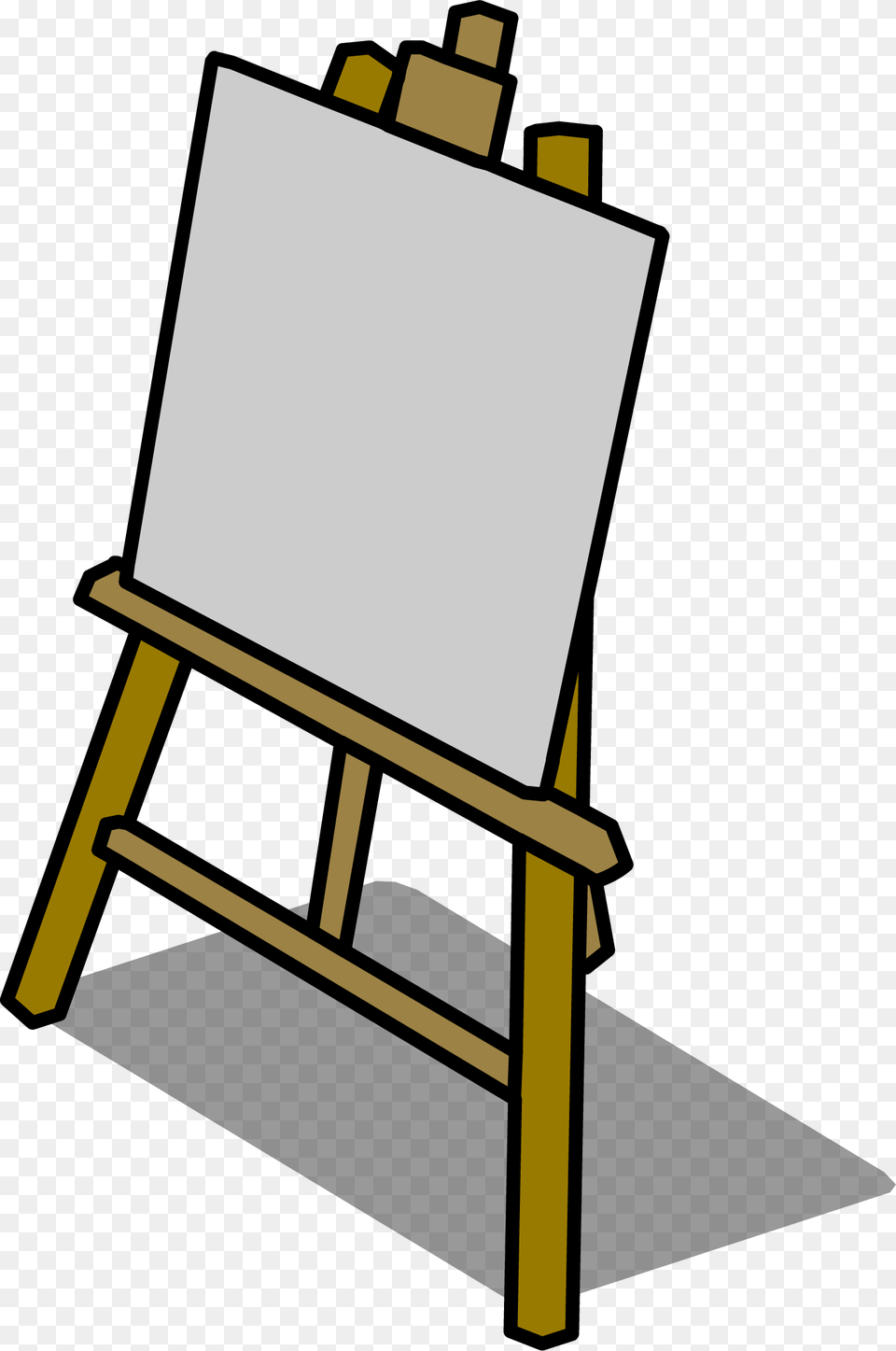Easel Sprite 003 Caballete Animado, White Board, Canvas, Blackboard Free Png Download