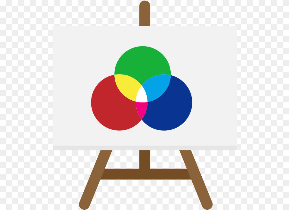 Easel With Canvas Flat Icon Vector Logo Skachati, Diagram Free Png Download