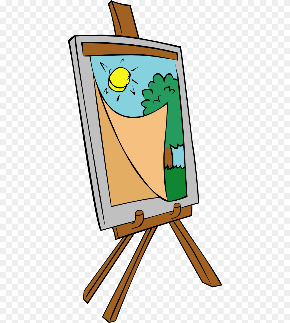 Easel With Kids Painting Clipart, Canvas, Boy, Child, Face Free Transparent Png