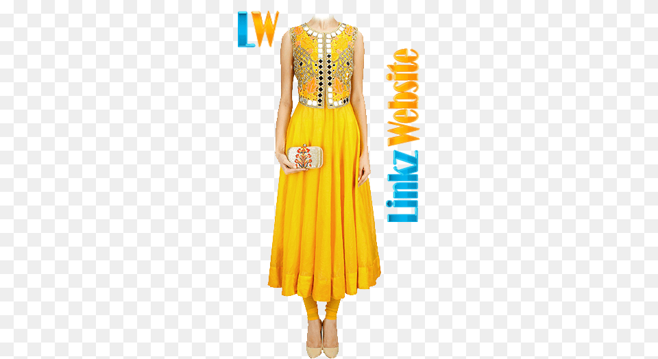 Easily Add Females And Girls Dresses Images On Fancy Mirror Work Of Kurtis, Clothing, Dress, Costume, Person Png