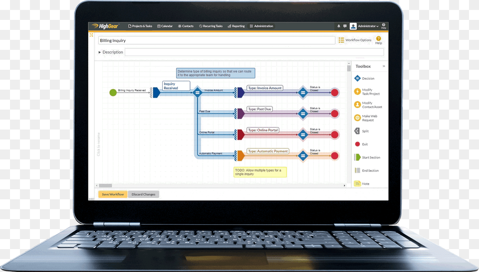 Easily Create Simple Or Complex Workflows Using The Netbook, Computer, Electronics, Laptop, Pc Free Png