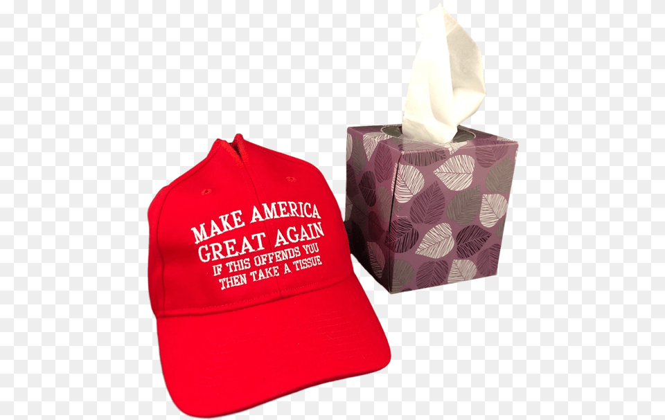 Easily Offended Tissue Hat Box Cover Make America Great Snowflake Maga, Paper, Baseball Cap, Cap, Clothing Png Image