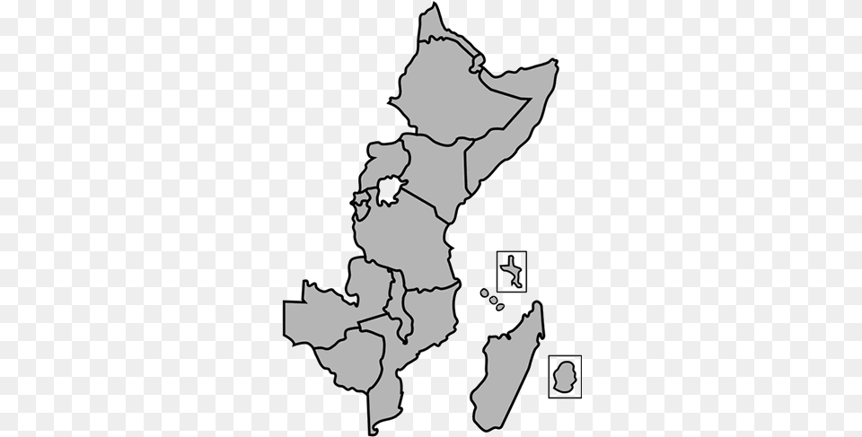 East Africa Map Outline, Chart, Plot, Atlas, Diagram Png