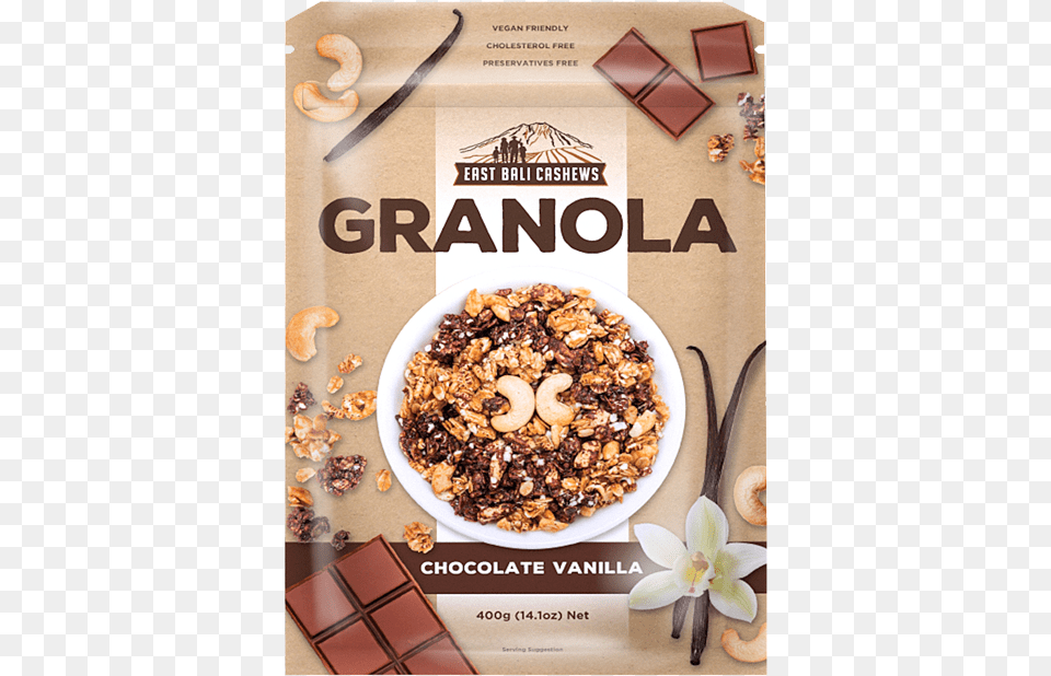 East Bali Granola Chocolate Vanilla, Food, Fungus, Plant, Grain Png Image