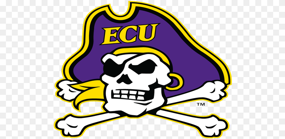 East Carolina Pirates Logo, Person, Pirate, Symbol, Face Free Png Download