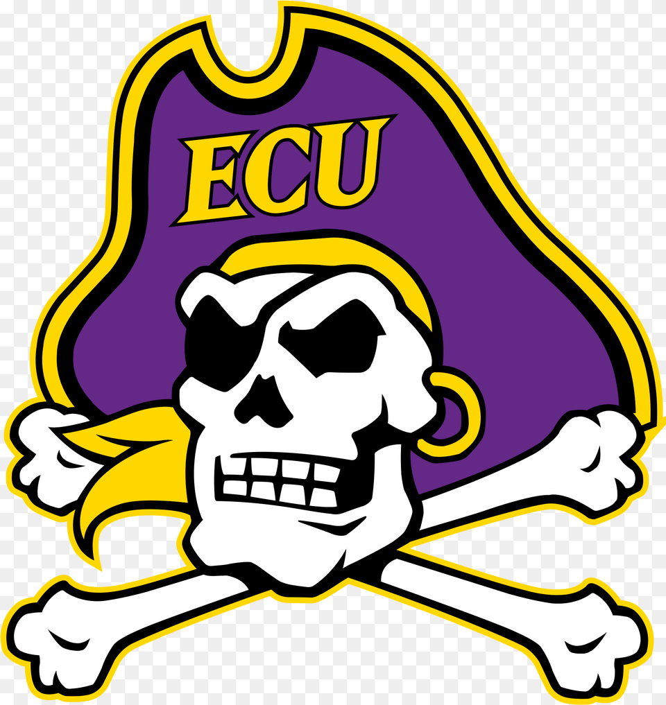East Carolina University Logo, Person, Pirate, Face, Head Free Transparent Png