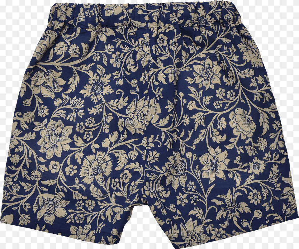 East End Highlanders Resort Kid S Shorts Navy Floral Board Short, Clothing, Swimming Trunks, Skirt, Beachwear Png Image