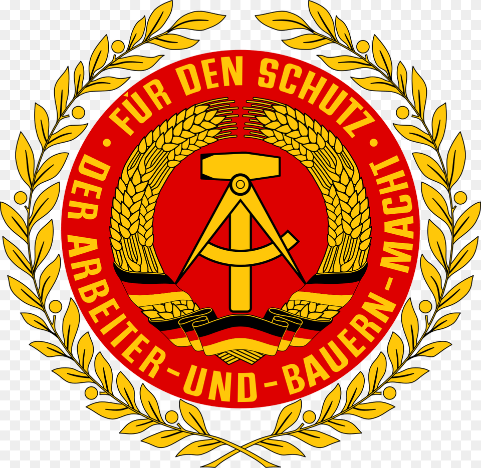 East Germany Coat Of Arms, Emblem, Symbol, Logo, Badge Free Png Download