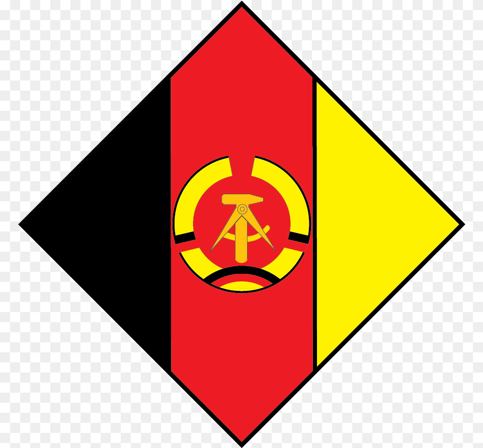 East Germany Flag Clipart Person East German Air Force Roundel, Symbol, Dynamite, Weapon, Sign Free Transparent Png