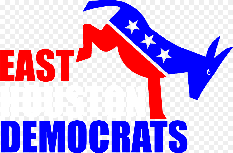East Houston Democrats Democrat Donkey, Text, People, Person Free Png