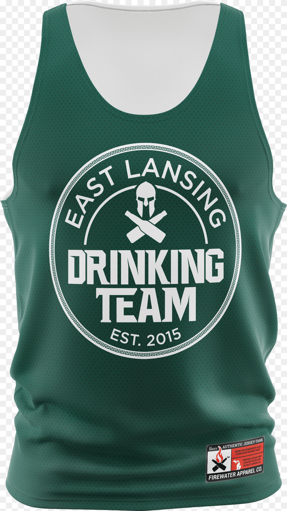 East Lansing Jersey Tank Away Jersey East Lansing, Clothing, Shirt, Tank Top Png