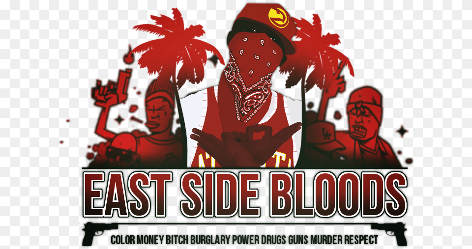 East Side Bloods Logo, Baby, Person, Face, Head Png Image