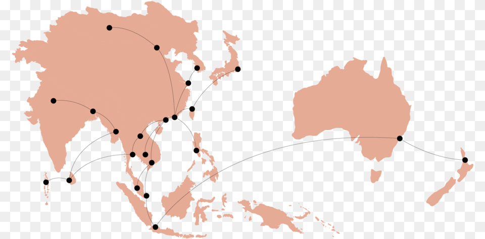 East South And Southeast Asia Asia Map Vector, Chart, Plot, Atlas, Diagram Free Transparent Png