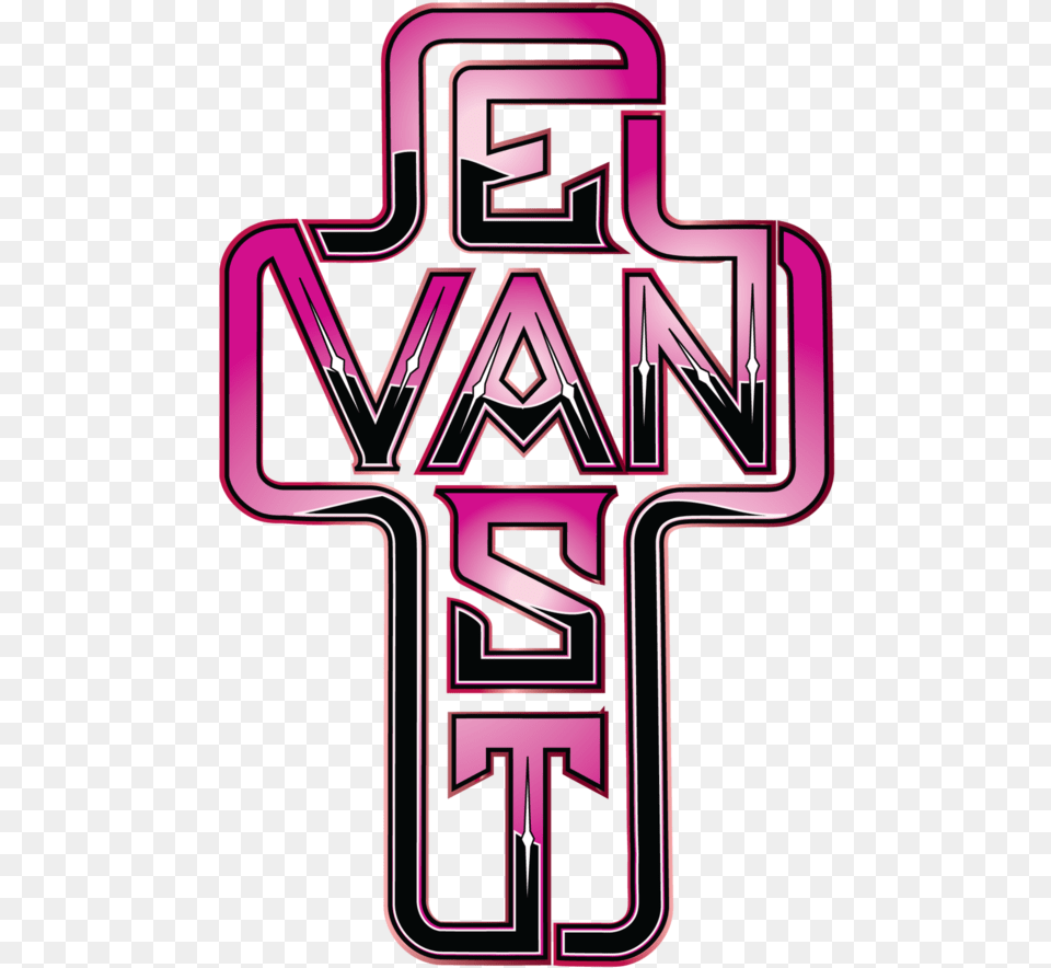 East Van Purple Cross Long Sleeve Crew Clipart Cross, Light, Dynamite, Weapon, Emblem Png Image